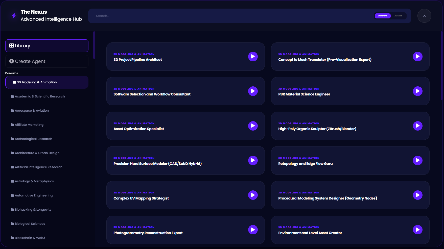 Creator AI Nexus Hub